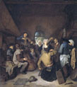 Peasants Making Music and Dancing